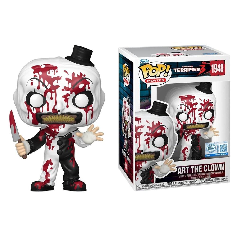 Funko Pop! Movies: Terrifier 3 - Art the Clown Exclusive #1948 With Protector